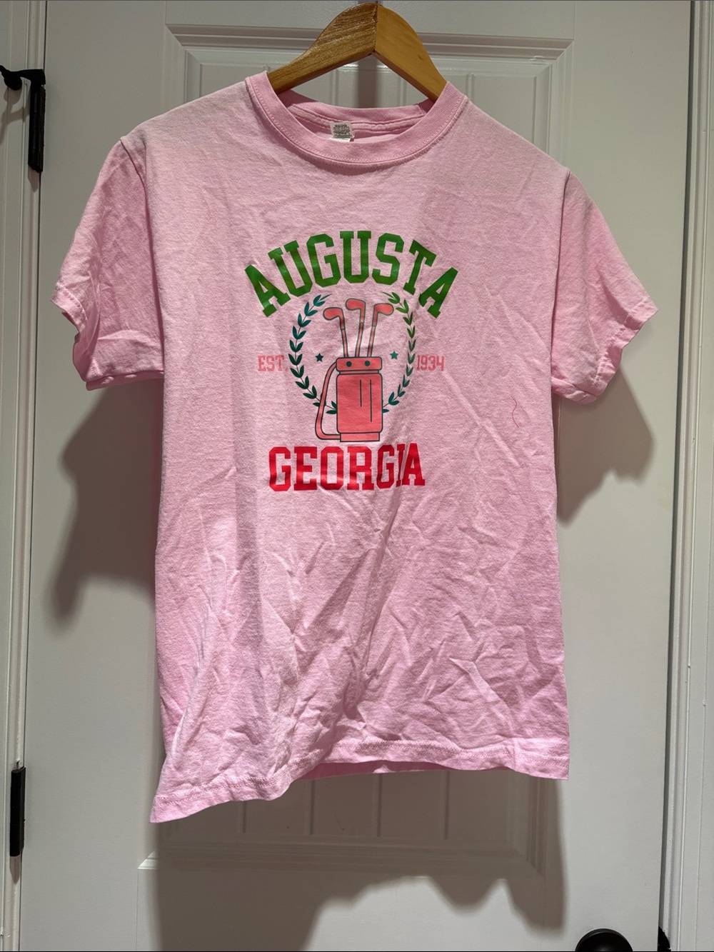Augusta Georgia Pink Graphic Tee